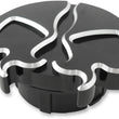 Load image into Gallery viewer, Gas Cap - Non-Vented - Split Skull - Black DragSpecialties 78049B - Side View