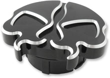 Load image into Gallery viewer, Gas Cap - Non-Vented - Split Skull - Chrome DragSpecialties 78049 - Side View