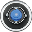 Load image into Gallery viewer, Gas Cap - Vented - Black DragSpecialties 03-0026B - Side View