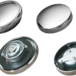 Load image into Gallery viewer, Gas Cap - Vented - Chrome DragSpecialties 03-0026-BC222 - Back View