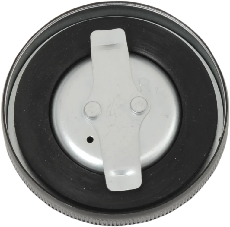 Gas Cap - Vented - Gloss Black DragSpecialties 012760 - Side View