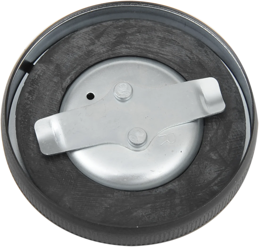 Gas Cap - Vented - Matte Black DragSpecialties 012560 - Side View
