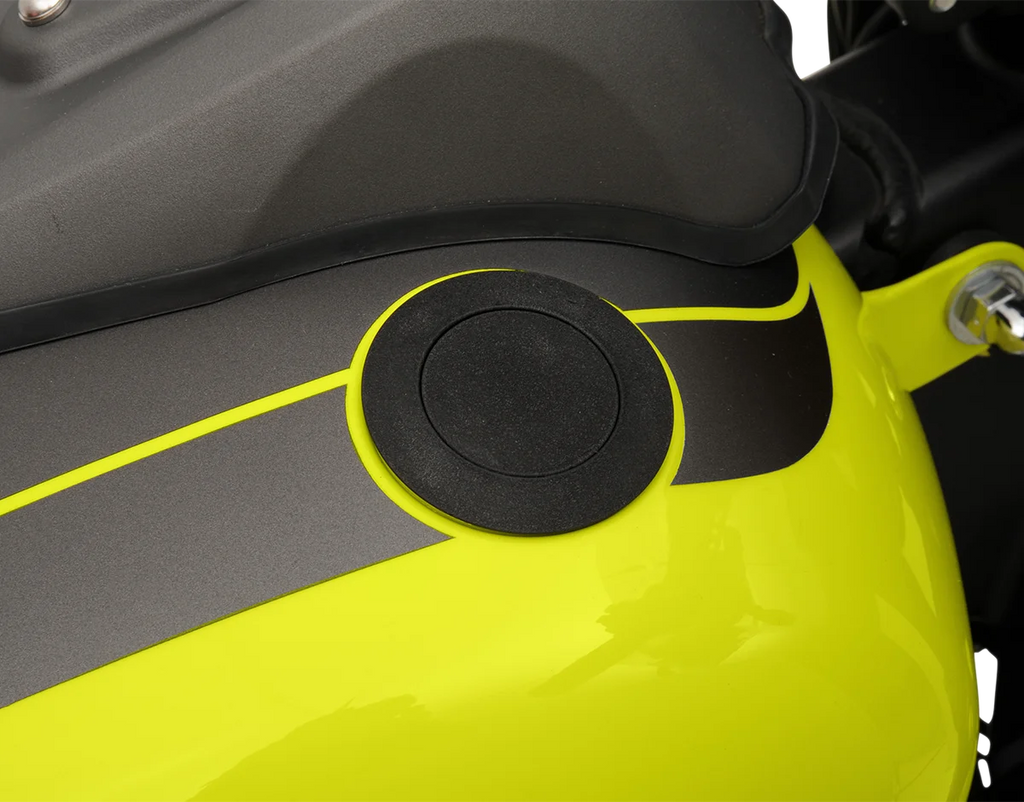 Gas Cap - Vented Pop-Up - Black Wrinkle DragSpecialties T03-0339B-A - Main Product View