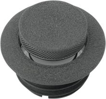 Load image into Gallery viewer, Gas Cap - Vented Pop-Up - Black Wrinkle DragSpecialties T03-0339B-A - Side View