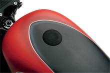 Load image into Gallery viewer, Gas Cap - Vented Pop-Up - Black Wrinkle DragSpecialties T03-0339B-A - Back View