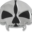 Load image into Gallery viewer, Gas Cap - Vented - Split Skull - Chrome DragSpecialties 78048 - Main Product View