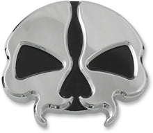 Load image into Gallery viewer, Gas Cap - Vented - Split Skull - Chrome DragSpecialties 78048 - Main Product View