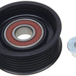 Load image into Gallery viewer, Gates 05-19 Nissan Frontier Steel V-Ribbed 7-Grooved Flanged Idler Pulley - Main Product View