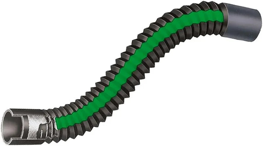 Gates 90-98 Mack DM Series Mack 6-Cyl. 12.0L Diesel Lower Rad. To Cooler Flexible Coolant Hose - Side View