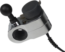 Load image into Gallery viewer, Gears Dual USB Charger - 1" Ball Mount - Black - Main Product View