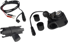 Load image into Gallery viewer, Gears Dual USB Charger - 1" Ball Mount - Black - Side View