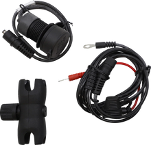 Load image into Gallery viewer, Gears Dual USB Charger - 1" Ball Mount - Chrome - Main Product View