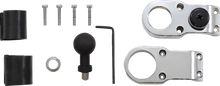 Load image into Gallery viewer, Gears Dual USB Charger - 1" Ball Mount - Chrome - Side View