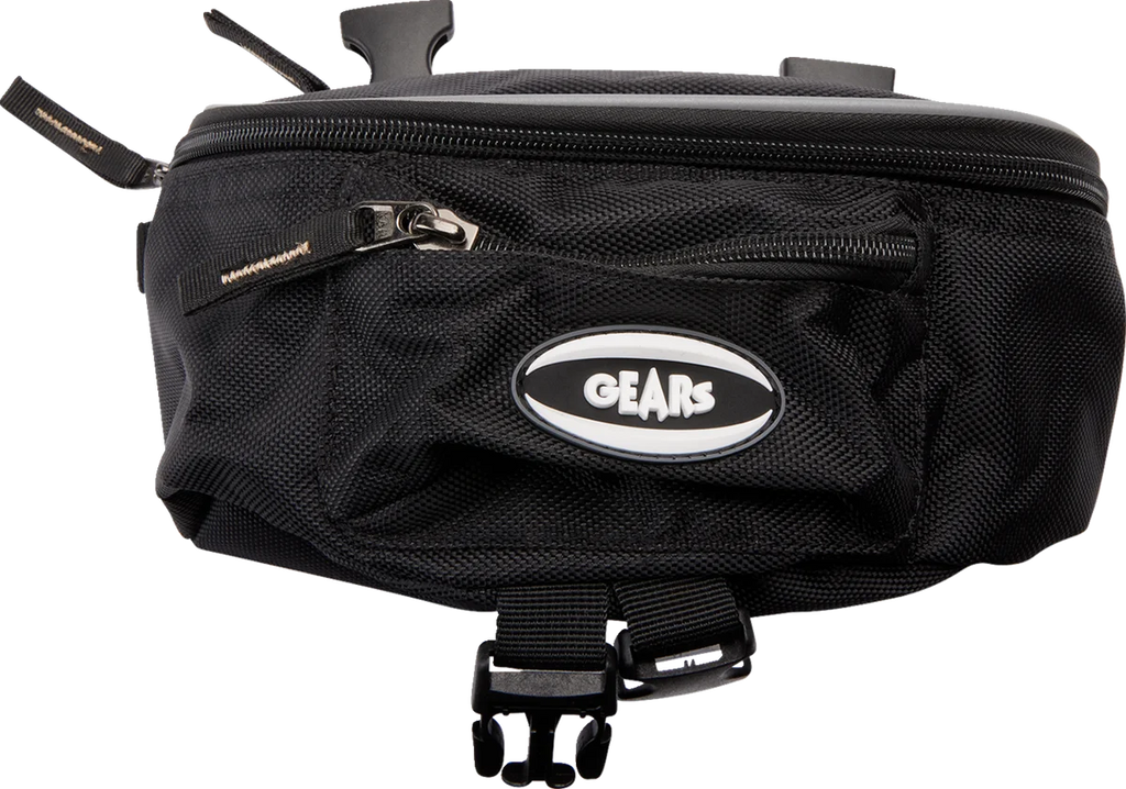 Gears Handlebar Bag - Black - Main Product View