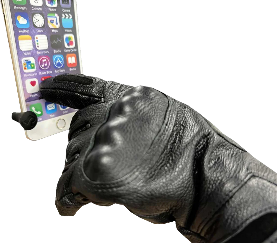 Gears Knuckle Armor Heated Gloves - Large - Detail View