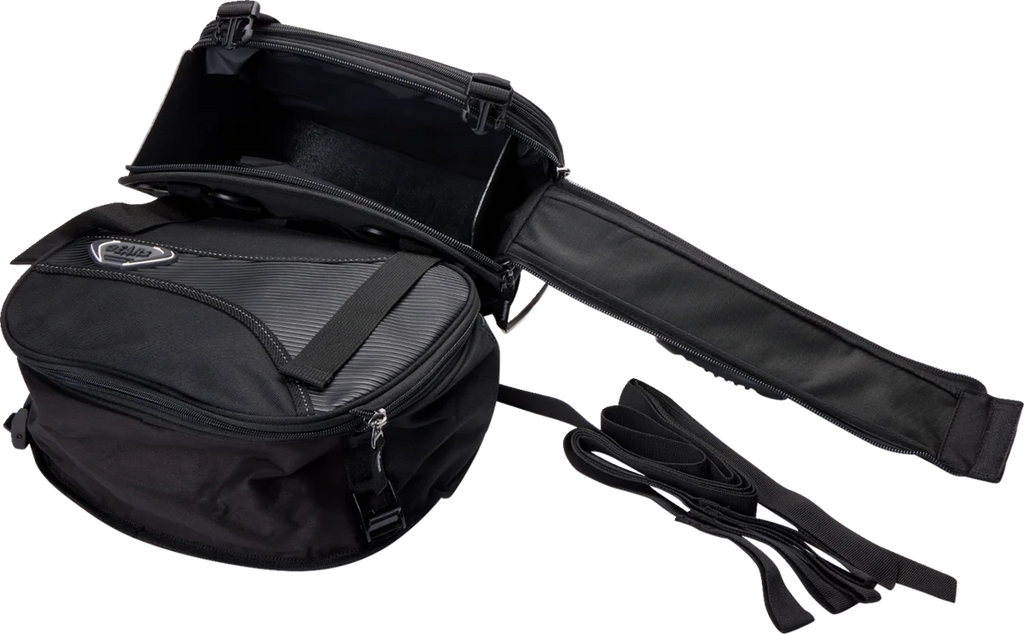 Gears Mini Side Bag Luggage - Black - Side View