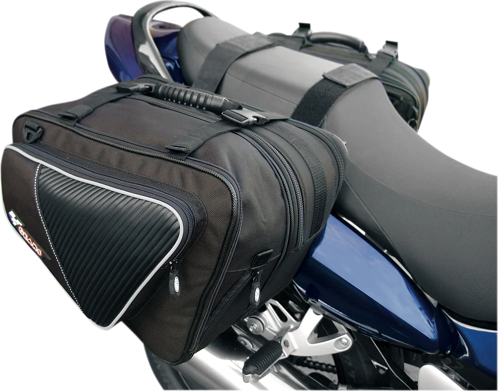 Gears Mini Side Bag Luggage - Black - Installation View