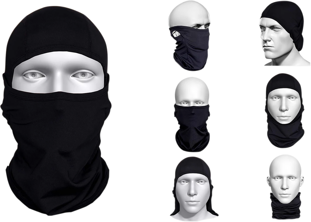 Gears Multi-functional Balaclava - Black - Main Product View