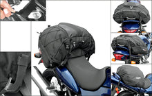 Load image into Gallery viewer, Gears Navigator Luggage Tail Bag - Black - Side View