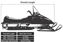 Load image into Gallery viewer, Gears Snowmobile Cover - XXL - Installation View