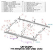Load image into Gallery viewer, Gen-Y 11-24 RAM 2500/3500 Crew Cab Running Boards - Installation View