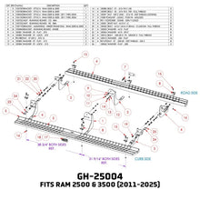 Load image into Gallery viewer, Gen-Y 11-24 RAM 2500/3500 Crew Cab Running Boards - Installation View