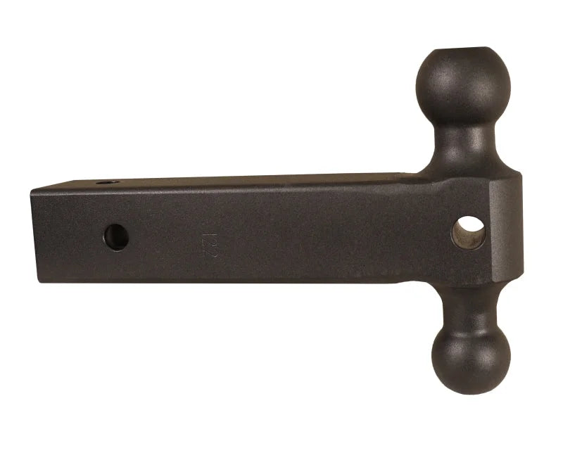 Gen-Y 2.5in Shank 21K Extended Dual-Ball Mount 12in length - Side View