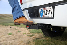 Load image into Gallery viewer, Gen-Y 2.5in Shank 3/4in Pin Holes Only Compatible w/32K Mega-Duty 500lb Capacity Serrated Hitch Step - Side View