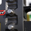 Load image into Gallery viewer, Gen-Y 3/4in Gooseneck Coupler Pin 5.25in Useable Length/Twist Clip - Back View