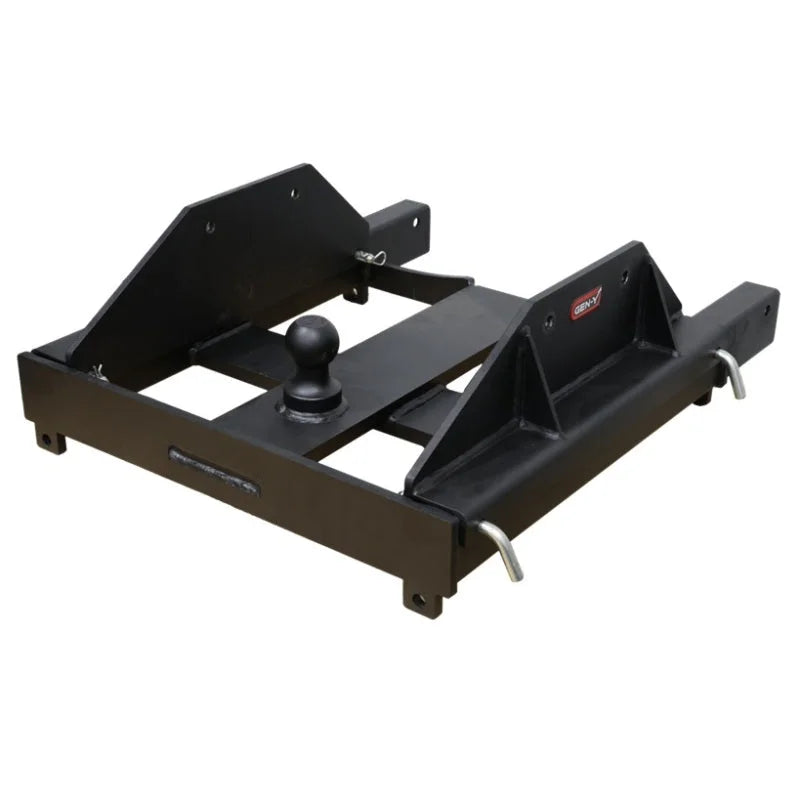 Gen-Y Advantage 5th Wheel Gooseneck Combo Hitch 25K Towing (Pullrite 5th Wheel Head) - Back View