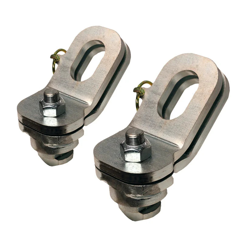 Gen-Y Dodge Plate Style Puck Safety Chain Anchor Assembly - Pair - Back View
