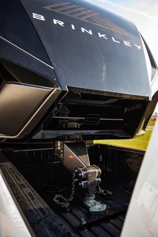 Gen-Y Executive Torsion-Flex Auto Rhino 5th Wheel Pin Box Rep w/Gooseneck 2-5/16in Coupler - Back View