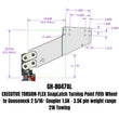Load image into Gallery viewer, Gen-Y Executive Torsion-Flex Turning Point 5th Wheel to Gooseneck 2-5/16in Coupler (1.5K-3.5K PW) - Additional View 6
