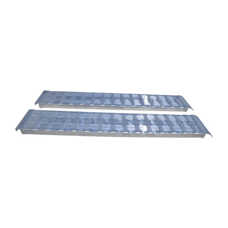 Gen-Y Extreme-Duty 8ft Aluminum Loading Ramps 15in x 96in 7K Capacity Per Ramp - Pair - Installation View