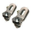 Load image into Gallery viewer, Gen-Y Ford/GMC Plate Style Puck Safety Chain Anchor Assembly - Pair - Back View