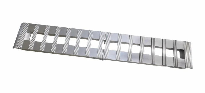 Gen-Y Heavy-Duty 8ft Aluminum Foldable Loading Ramps 15in x 96in 3K Capacity - Single - Installation View