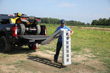 Load image into Gallery viewer, Gen-Y Heavy-Duty 8ft Aluminum Foldable Loading Ramps 15in x 96in 3K Capacity Per Ramp - Pair - Side View