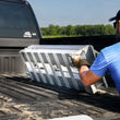 Load image into Gallery viewer, Gen-Y Heavy-Duty 8ft Aluminum Foldable Loading Ramps 15in x 96in 3K Capacity Per Ramp - Pair - Back View