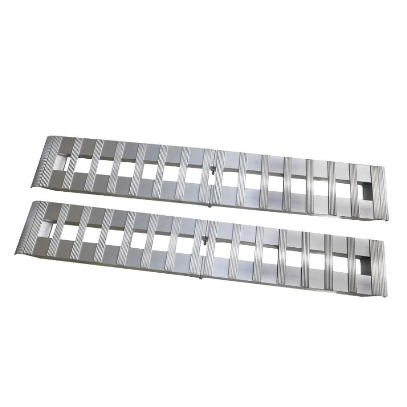 Gen-Y Heavy-Duty 8ft Aluminum Foldable Loading Ramps 15in x 96in 3K Capacity Per Ramp - Pair - Additional View 5