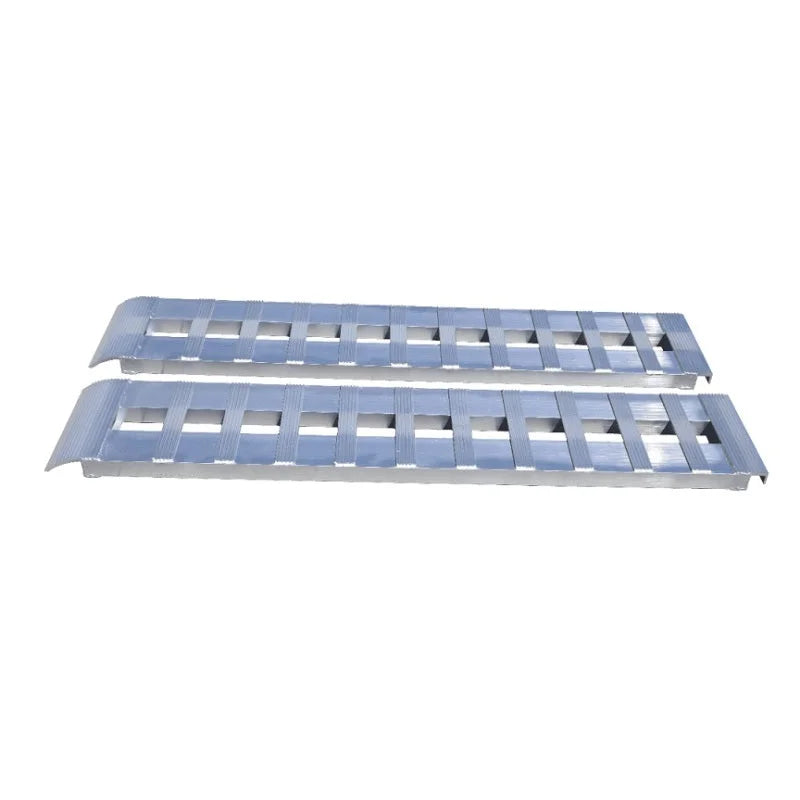 Gen-Y Heavy-Duty 8ft Aluminum Loading Ramps 15in x 96in 5K Capacity Per Ramp - Pair - Installation View