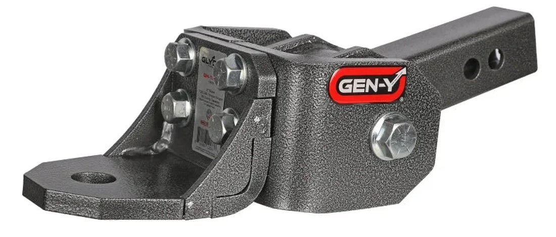 Gen-Y Glyder Torsion-Flex 2in Shank 2in Drop 7K Hitch w/Ball Platform/1in Diameter Mounting Hole - Installation View