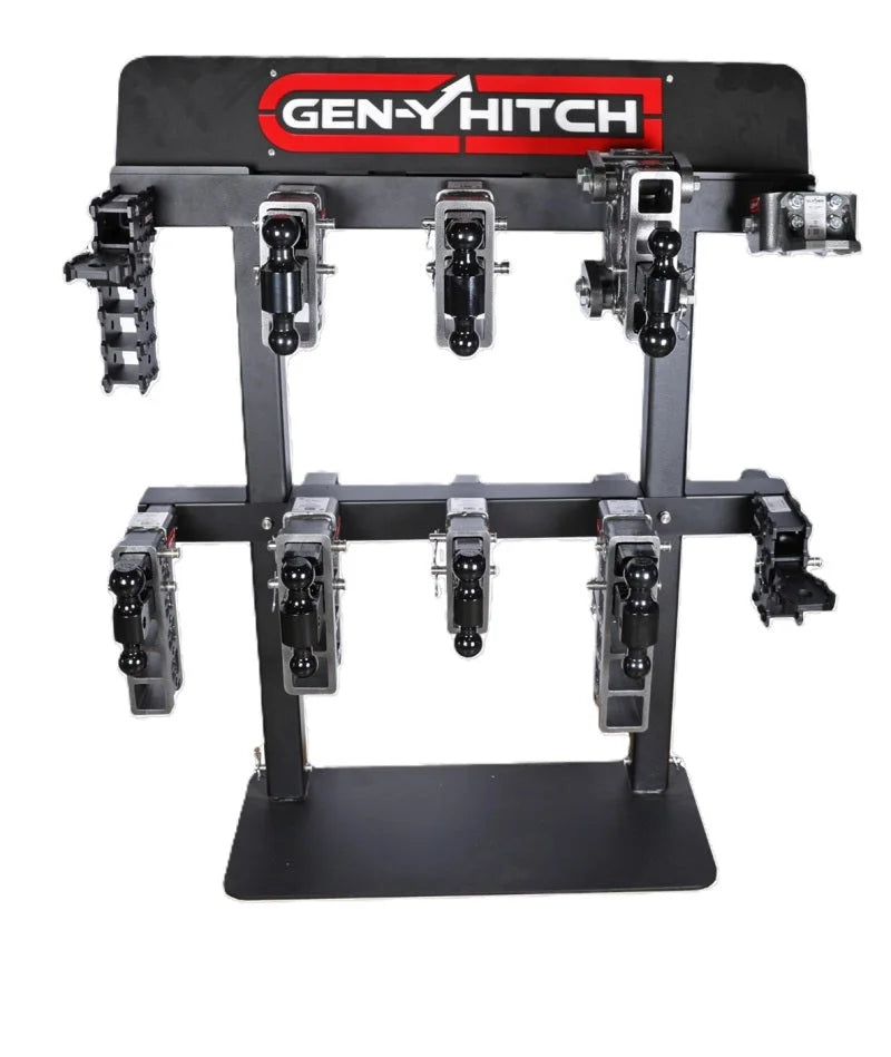 Gen-Y Horizontal Hitch Display Stand w/10 Slots (*Display Only*) - Back View