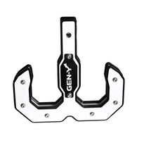 Load image into Gallery viewer, Gen-Y Hulk 2.0 16K Tow Hook 2in Shank - Black/White - Side View
