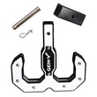 Load image into Gallery viewer, Gen-Y Hulk 2.0 16K Tow Hook 2in Shank w/GH-009 Reducer Sleeve/GH-099 Pin/GH-011 Clip - Black/White - Side View