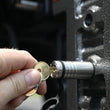 Load image into Gallery viewer, Gen-Y InfiniteRule (1) 3/4in x 3-7/8in Hitch Lock (1) 5/8in x 3-5/8in 3.0in Receiver Lock w/4 Keys - Side View