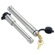 Load image into Gallery viewer, Gen-Y InfiniteRule (1) 3/4in x 3-7/8in Hitch Lock (1) 5/8in x 3-5/8in 3.0in Receiver Lock w/4 Keys - Back View