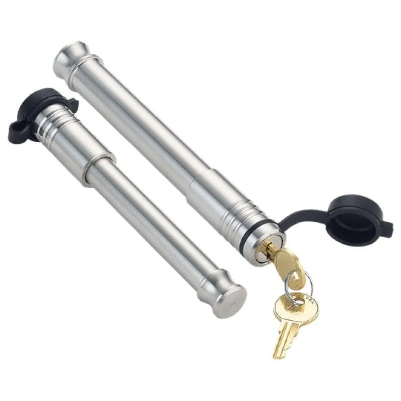 Gen-Y InfiniteRule (1) 3/4in x 3-7/8in Hitch Lock (1) 5/8in x 3-5/8in 3.0in Receiver Lock w/4 Keys - Back View