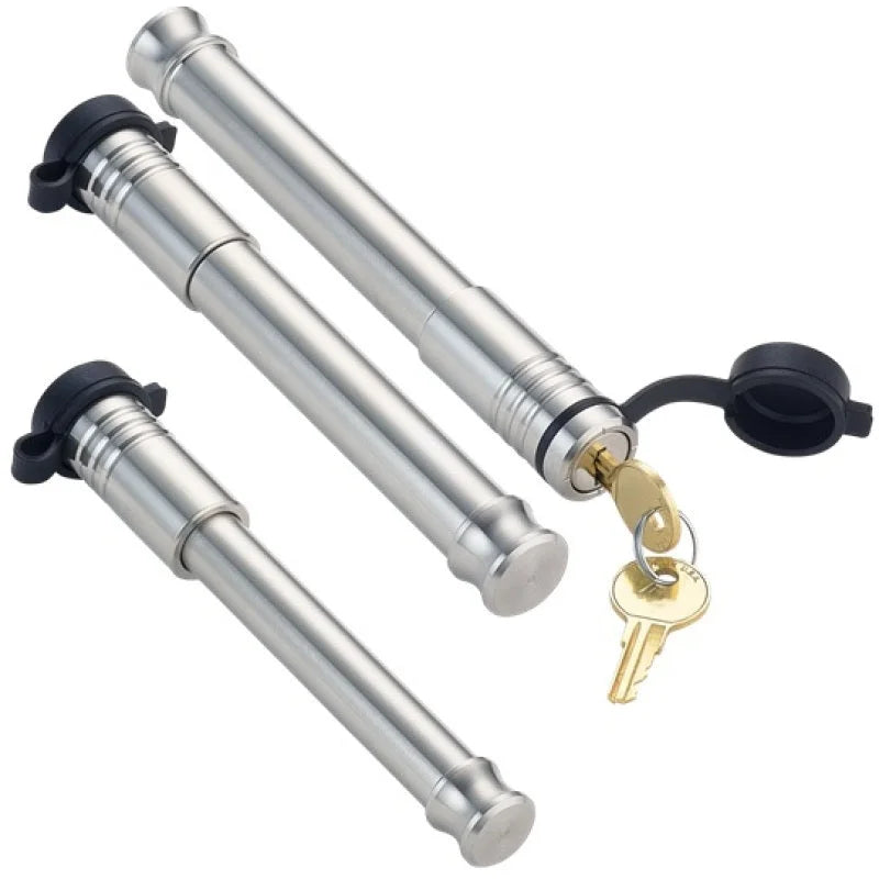 Gen-Y InfiniteRule (2) 3/4in x 3-7/8in Hitch Locks (1) 5/8in x 3-5/8in 3.0in Receiver Lock w/6 Keys - Back View