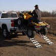 Load image into Gallery viewer, Gen-Y Lightweight 6.5ft Aluminum Loading Ramps 12in x 78in 600lb Capacity Per Ramp - Pair - Side View