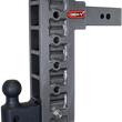 Load image into Gallery viewer, Gen-Y Mega Duty 2.5in Shank 12in Offset Drop 3.5K TW 32K Hitch w/GH-0161 Dual-Ball - Side View